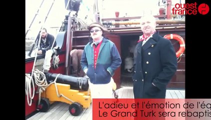 L'arrivée d'Etoile du Roy (ex-Grand Turk) à Saint-Malo