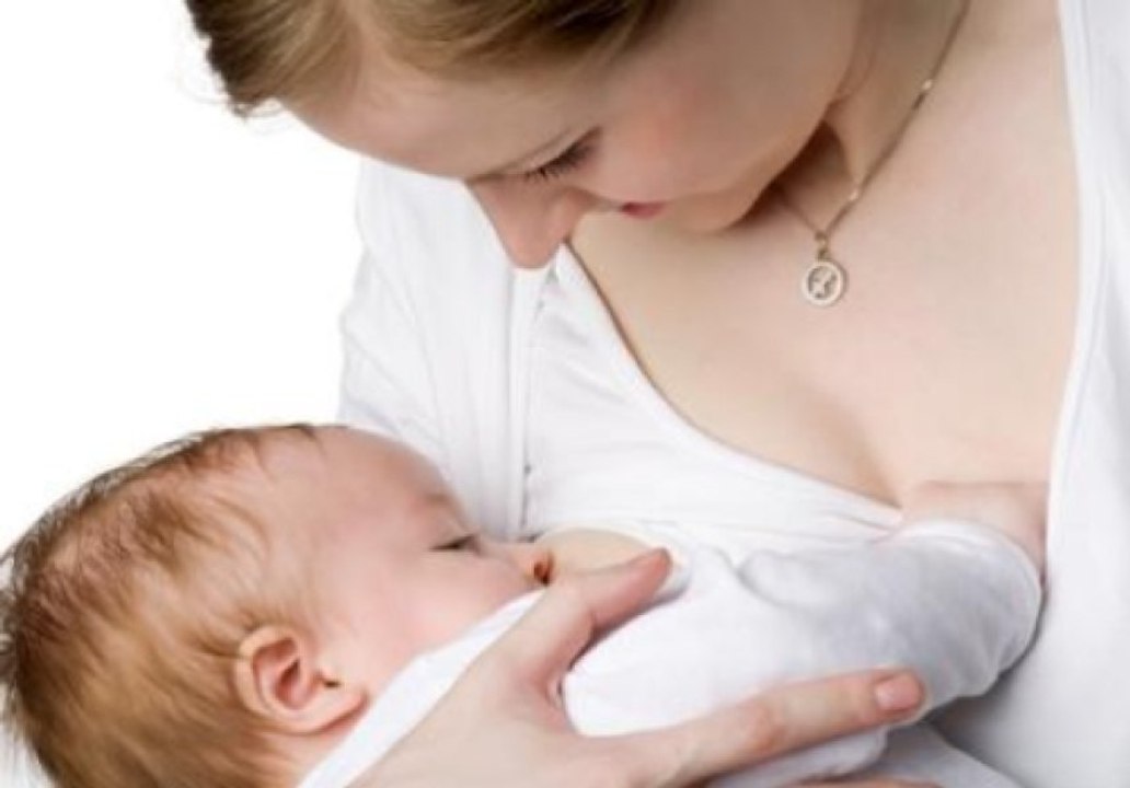 Baby drinking Milk