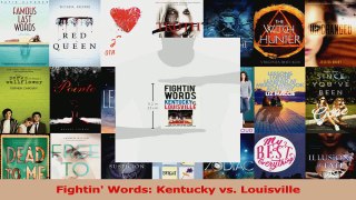 Fightin Words Kentucky vs Louisville Read Online