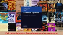 Lesen  Fairness Opinion Grundlagen und Anwendung Ebook Frei