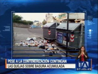 Continúan las quejas sobre la basura acumulada pese a la contenerización