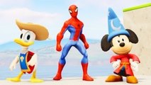 Spiderman vs Mickey Mouse vs Donald Duck EPIC RACE Disney Marvel Superheroes