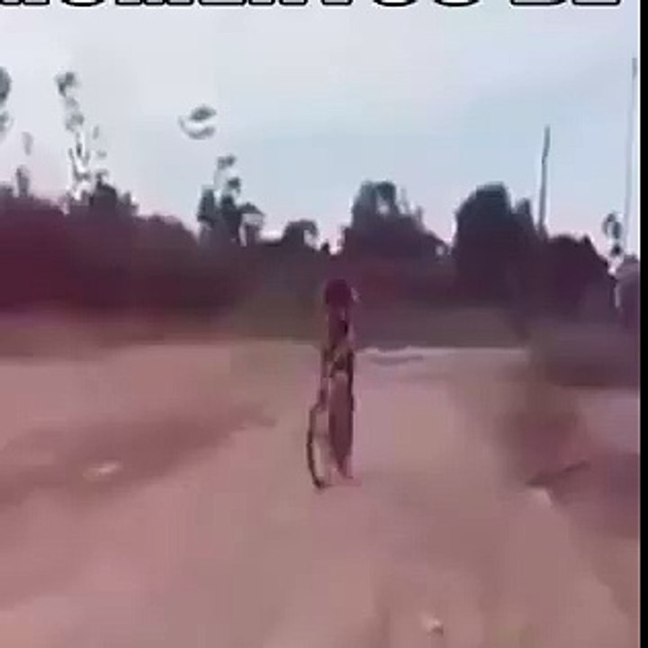 bike wheeling with one tire only