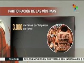 Miles de víctimas se han sumado al proceso de paz colombiano