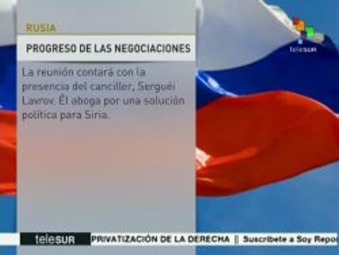 Sergei Lavrov confía en una salida pacífica en el conflicto sirio