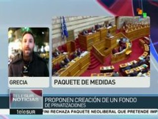 Parlamento griego aprueba medidas para nuevo desembolso de rescate
