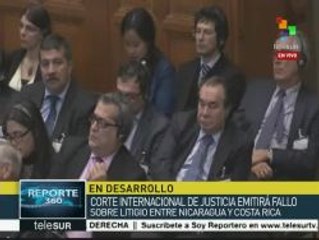 CIJ falla a favor de Costa Rica en diferendo limítrofe con Nicaragua