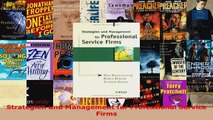 Lesen  Strategien und Management für Professional Service Firms Ebook Frei