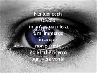 Poesia d'amore 'Nei tuoi occhi'