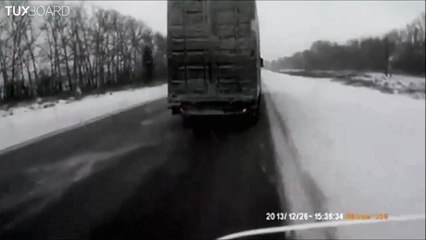 Le conducteur le plus chanceux du monde... Même pas mort!!!!