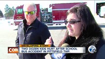 Deux enfants une douzaine de mal après les accidents de bus scolaire dans le Canton de Pittsfield