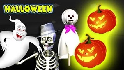 Finger Family | Halloween Skeleton | Pumpkin Cartoons Finger Family Nursery rhymes for chi