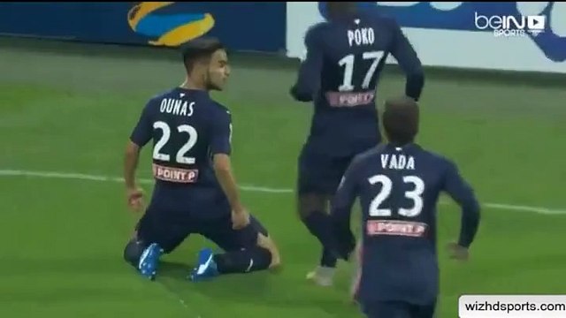 0-1 Adam Ounas Fantastic Counter Attack Goal _ Bordeaux v. Monaco - Coupe de la Ligue - 16.12.2015 HD