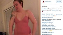 Lena Dunham Dances in Revealing Pink Body Suit