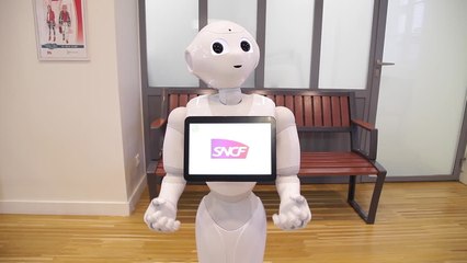 Francia contrata a robots para atender en el transporte público