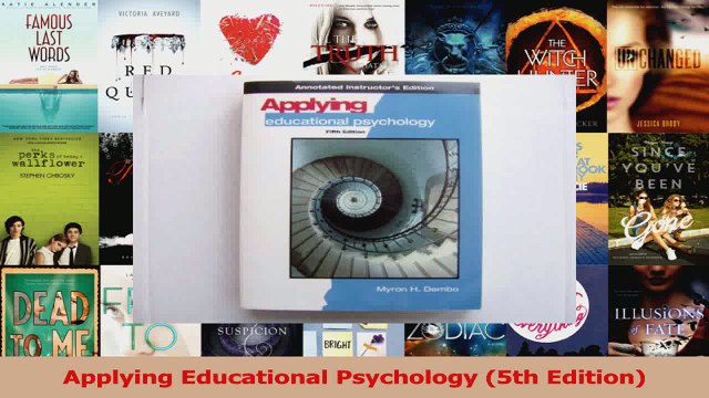 PDF Download Applying Educational Psychology 5th Edition PDF Full Ebook