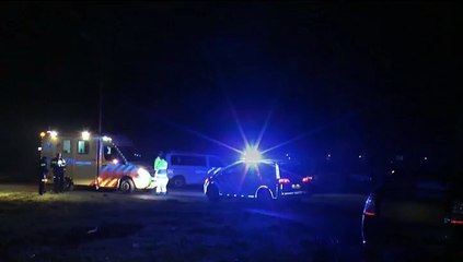 Beelden: Ravage na wilde achtervolging in Usquert - RTV Noord