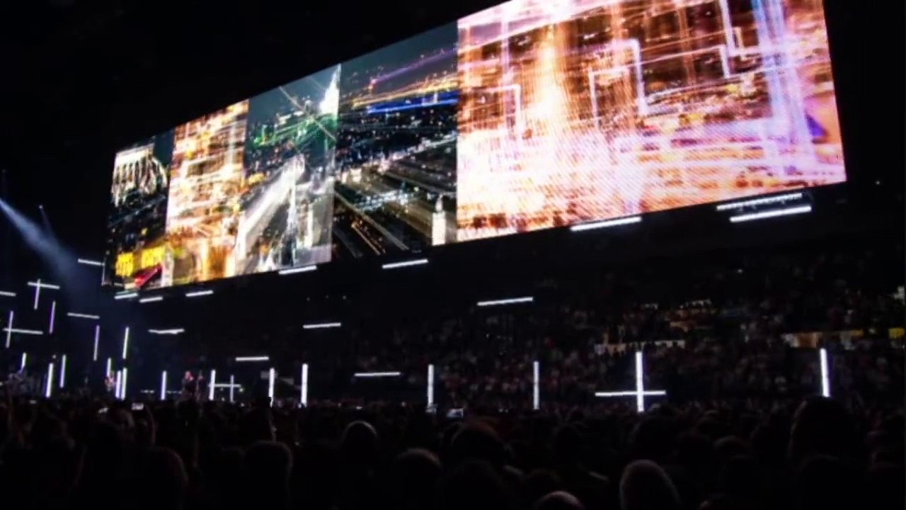 U2 - 19. Stephen Hawking Speech / City Of Blinding Lights (11-November-2015) [Live From Paris HBO HD]