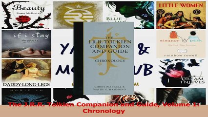 Download  The JRR Tolkien Companion and Guide Volume 1 Chronology Ebook Online