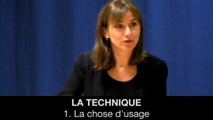 Heidegger, La technique : 1. La chose d'usage, Hélène DEVISSAGUET