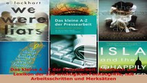 Lesen  Das kleine A  Z der Pressearbeit Handbuch und Lexikon der 100 wichtigsten Fachbegriffe Ebook Frei