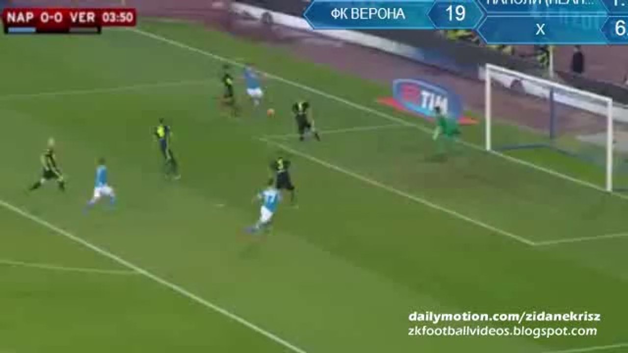 Omar El Kaddouri 1:0 Super GOAL | Napoli v. Hellas Verona 16.12.2015 HD