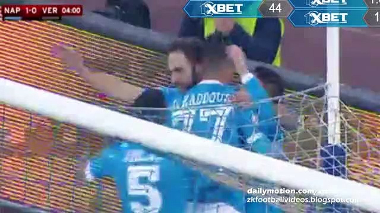 El Kaddouri 1:0 | Napoli v. Hellas Verona 16.12.2015 HD