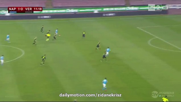 Dries Mertens Super Skills & Goal | Napoli 2 - 0 Hellas Verona Coppa Italia 16.12.2015 HD