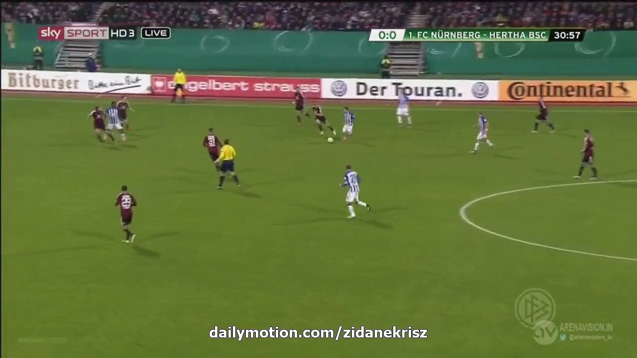 Vladimir Darida 0:1 | Nürnberg v. Hertha BSC 16.12.2015 HD