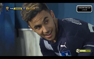 Adam Ounas skills | Bordeaux vs Monaco (3-0)