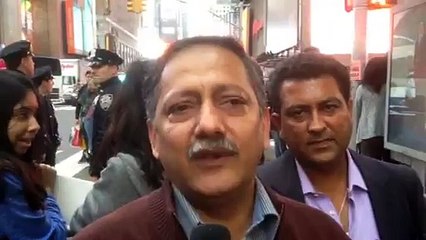 Anti-Trump protesters storm at New York City