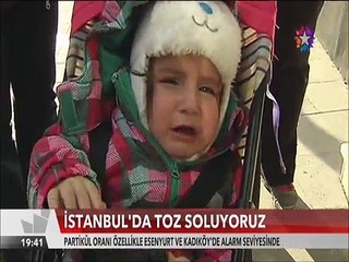 İstanbul'da toz soluyoruz Esenyurt ve Kadıköy alarm seviyesinde