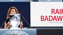 Blogueur condamné à 1000 coups de fouet: Le cri de coeur de sa femme au Parlement européen