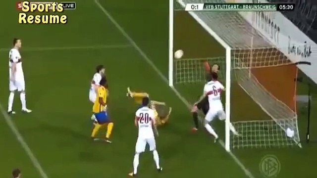 J. Baffo Goal (0-1) _ VfB Stuttgart - Eintracht Braunschweig DFB Pokal 16_1