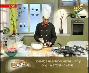 Chicken And Vegetable Pizza - Tikka Boti Pizza By Chef Zakir Qureshi