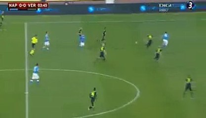 Omar El Kaddouri Goal - Napoli 1 - 0 Verona - Coppa Italia - 16.12.2015
