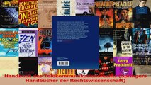 Lesen  Handbuch des Telekommunikationsrechts Springers Handbücher der Rechtswissenschaft Ebook Online