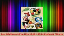 PDF Download  Joel Whitburns Pop Hits 19401954 Singles  Albums Download Online