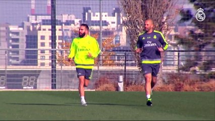 There was no shortage of intensity in our second training session of the week