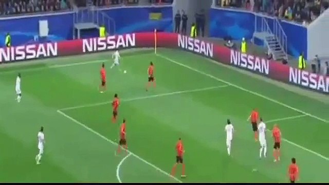 Serge Aurier Goal - Shakhtar Donetsk vs PSG 0-1 [09.30.2015] Champions League