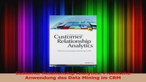 Download  Customer Relationship Analytics Praktische Anwendung des Data Mining im CRM Ebook Frei