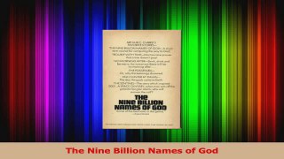 Download  The Nine Billion Names of God PDF Free
