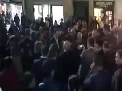 Spanish PM Mariano Rajoy punched in the face during a campaign event for Sunday's general election in his home region of Galicia