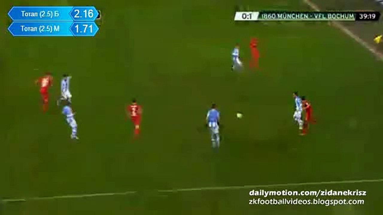 Janik Haberer 0_1 _ 1860 München v. VfL Bochum 16.12.2015 HD DFB Pokal