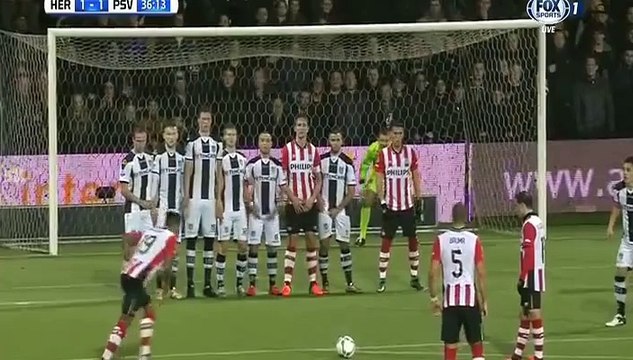 Jurgen Locadia goal - Heracles 1 - 1 PSV - 16_12_2015
