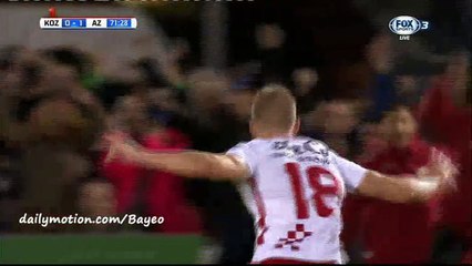 1-1 Jongeneel Goal HD - Kozakken Boys 1-1 AZ Alkmaar 16-12-2015 - NVB Beker