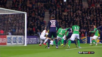 Zlatan Ibrahimovic Fantastic Bicycle-Kick - Paris Saint Germain v. Saint Etienne 16.12.2015 HD