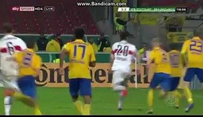 Toni Sunkic Last min goal Stuttgart 3-2 Braunschweig 16.12.2015