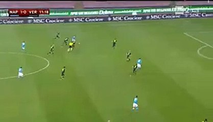 Dries Mertens Goal - Napoli 2 - 0 Verona - Coppa Italia - 16.12.2015