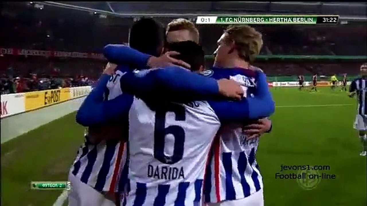 FC Nürnberg - Hertha Berlin 0 2 Alle Tore & Highlights. DFB Pokal 16122015